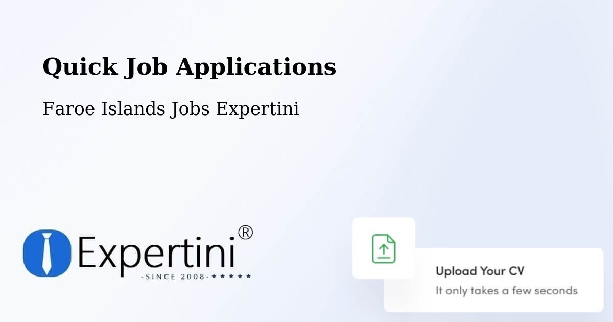 Quick Apply Feature – Æðuvík - Faroe Islands Jobs Expertini